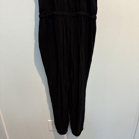 Old Navy Jumpsuit Womens Small Solid Cami Button Front Drawstring Pocket Romper - Picture 8 of 13
